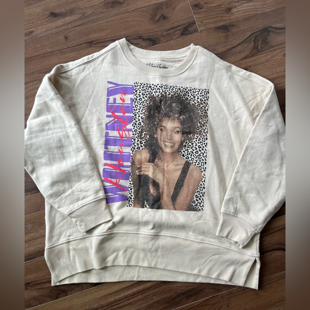 Whitney Houston crewneck sweater NWOT